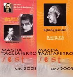 CD Magda Fest Arte 1 - 2003 - Magda Tagliaferro