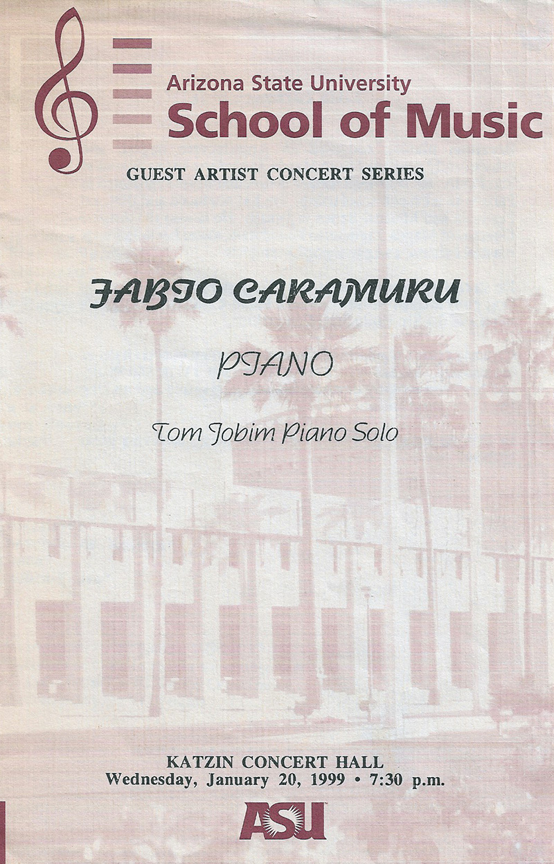 Concert Fábio Caramuru - Arizona State University - USA